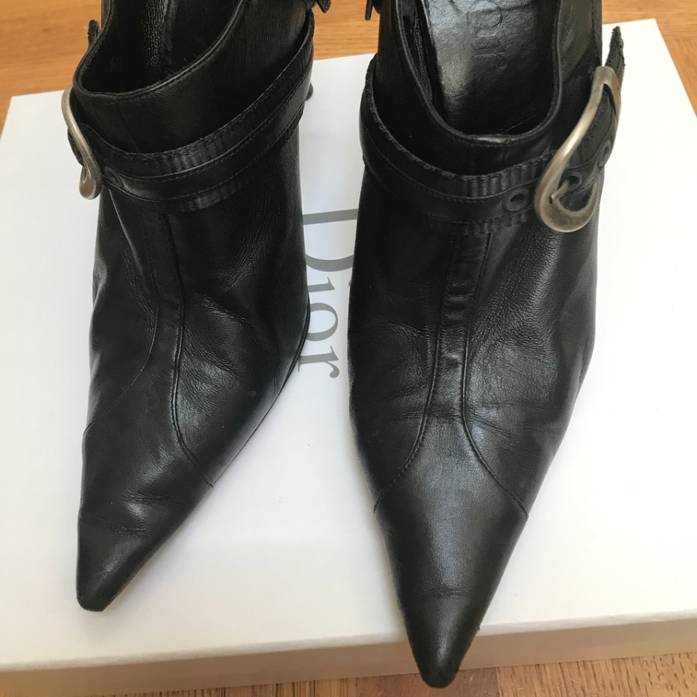 Dior Black Leather Booties - Picture 3 of 7